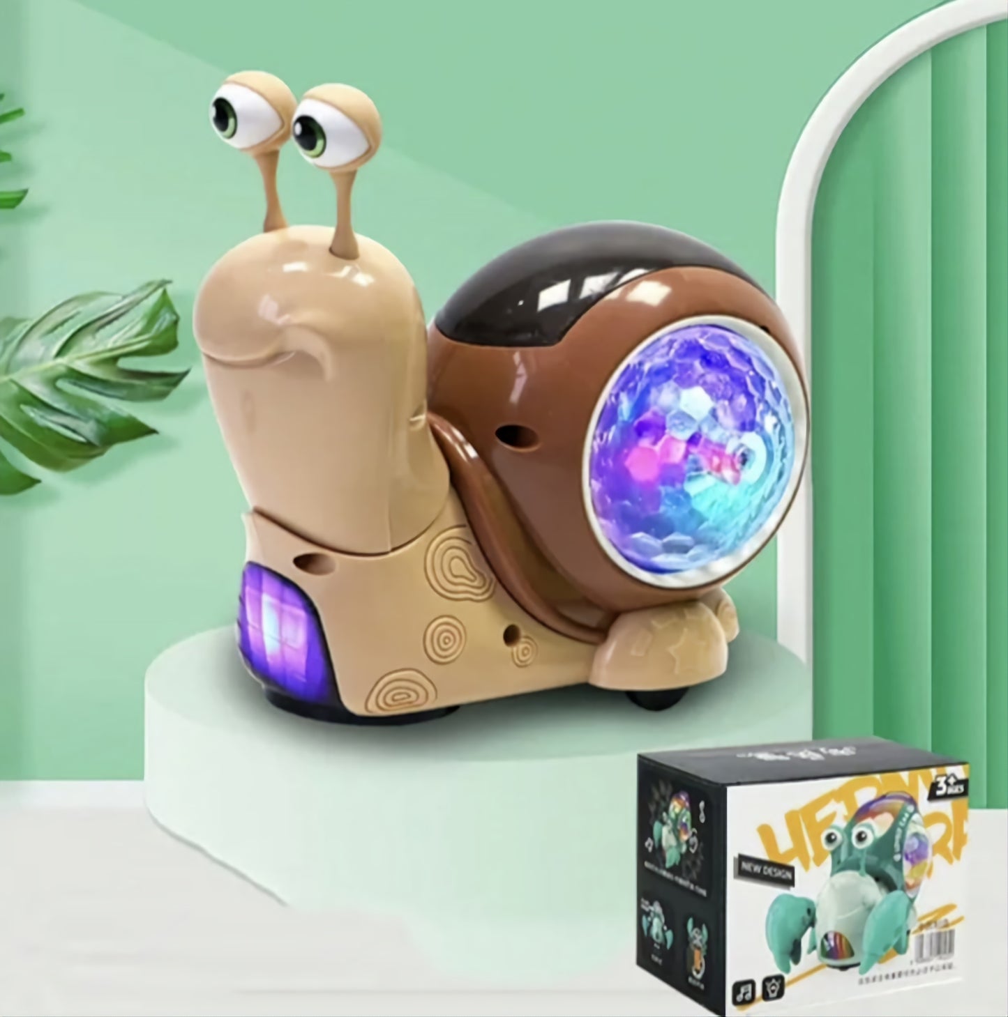 Crawling Crab Baby Toys with Music LED Light Up Interactive Musical Toys for Baby Dancing Crawling Toys Moving Toddler Toys 0 12