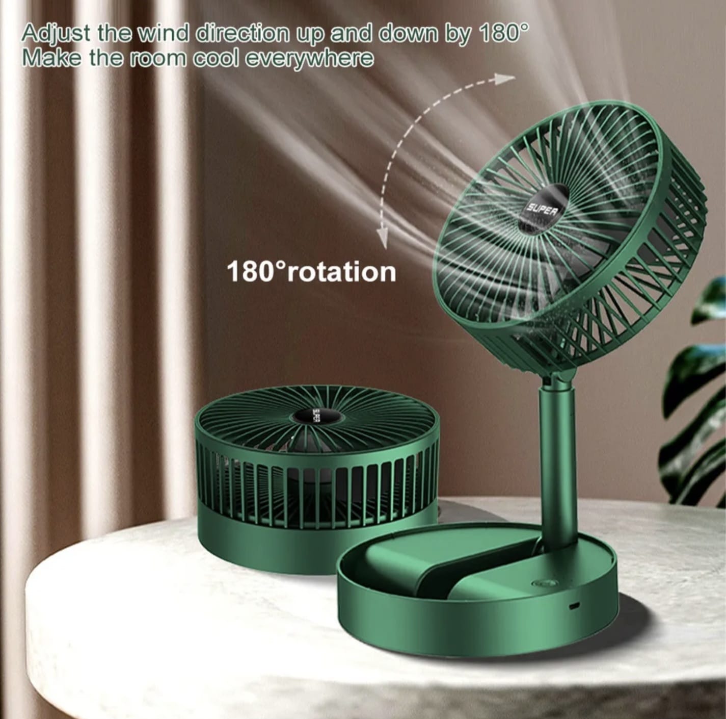 Foldable Telescopic Fan 3 Gear