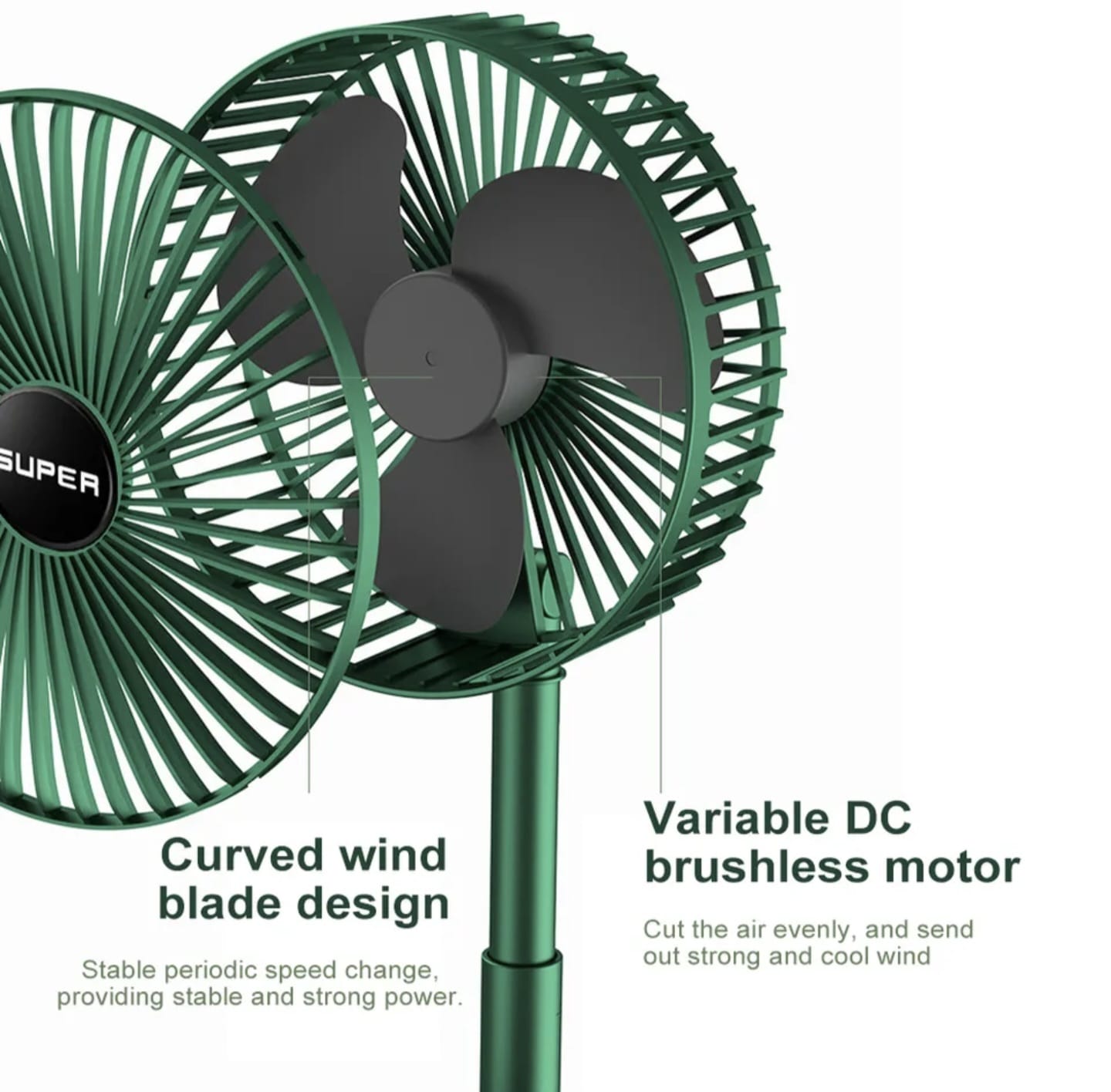 Foldable Telescopic Fan 3 Gear