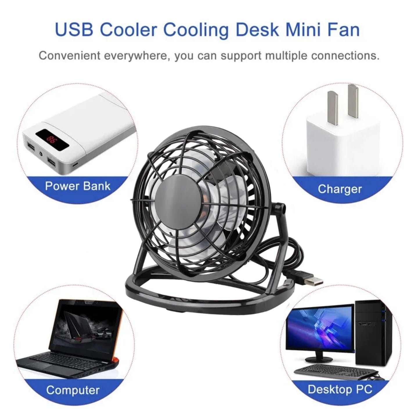 USB Silent Fan Cooler