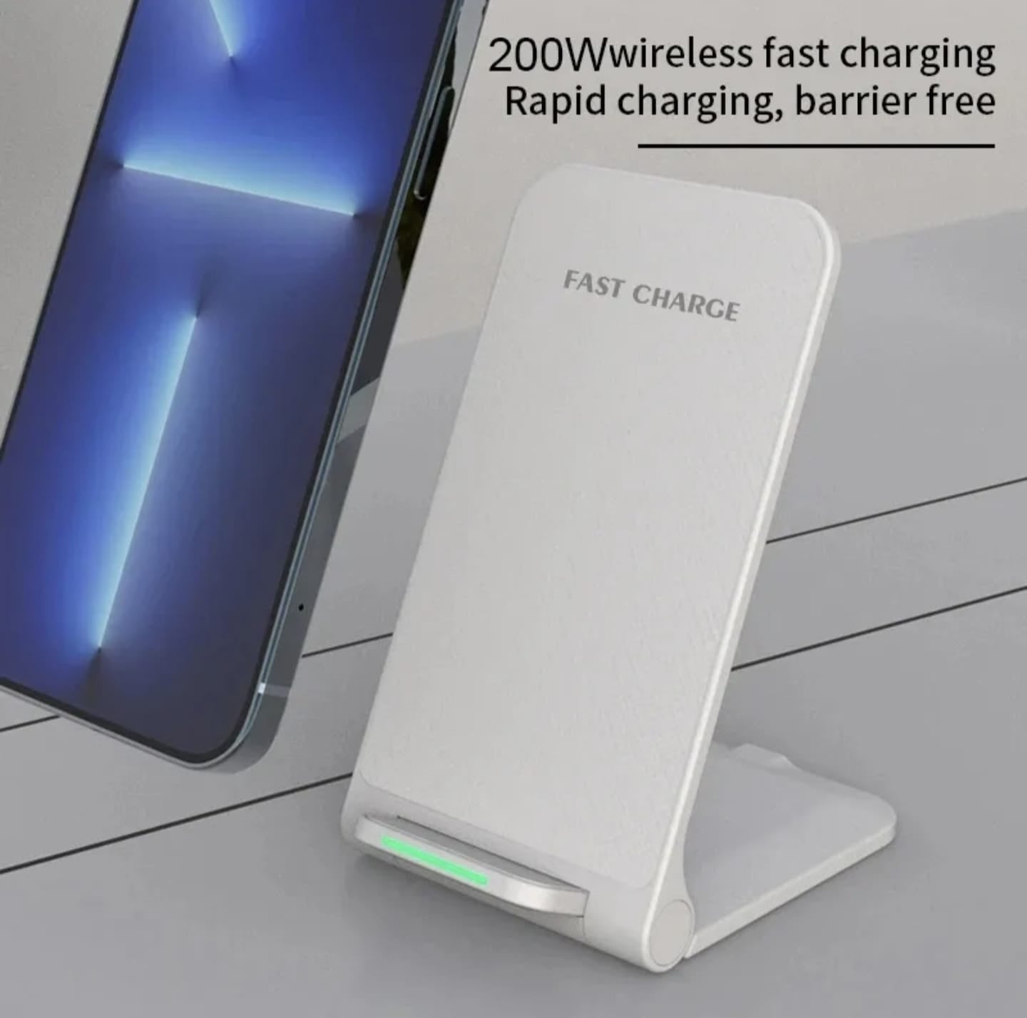 Wireless Charger Stand Pad For Iphone Samsung