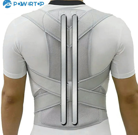 Alloy Bar Posture Corrector Scoliosis Back Brace Spine Corset Shoulder Therapy Support Posture Correction Belt Orthopedic Back