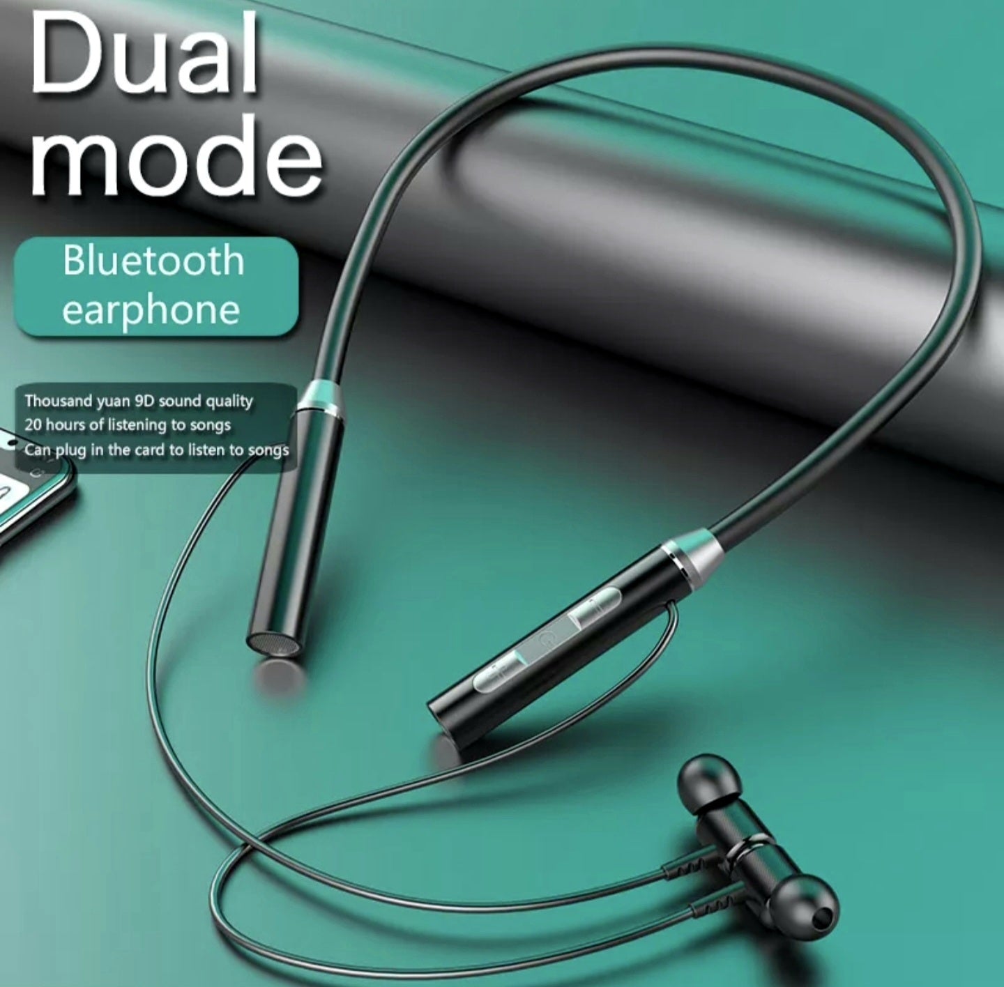 Wireless Headphone Fone Bluetooth 5.0 Neckband Earphones Silicone Hifi Stereo Sports Headset Halter Waterproof Magnetic Earbuds