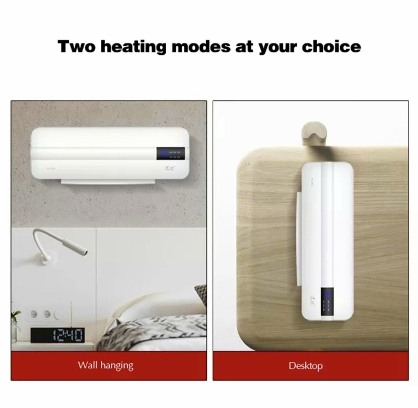 Energy-saving Wall Air Conditioner And Heater Fan Home Air Conditioning Dormitory Timing Free Installation Remote Control