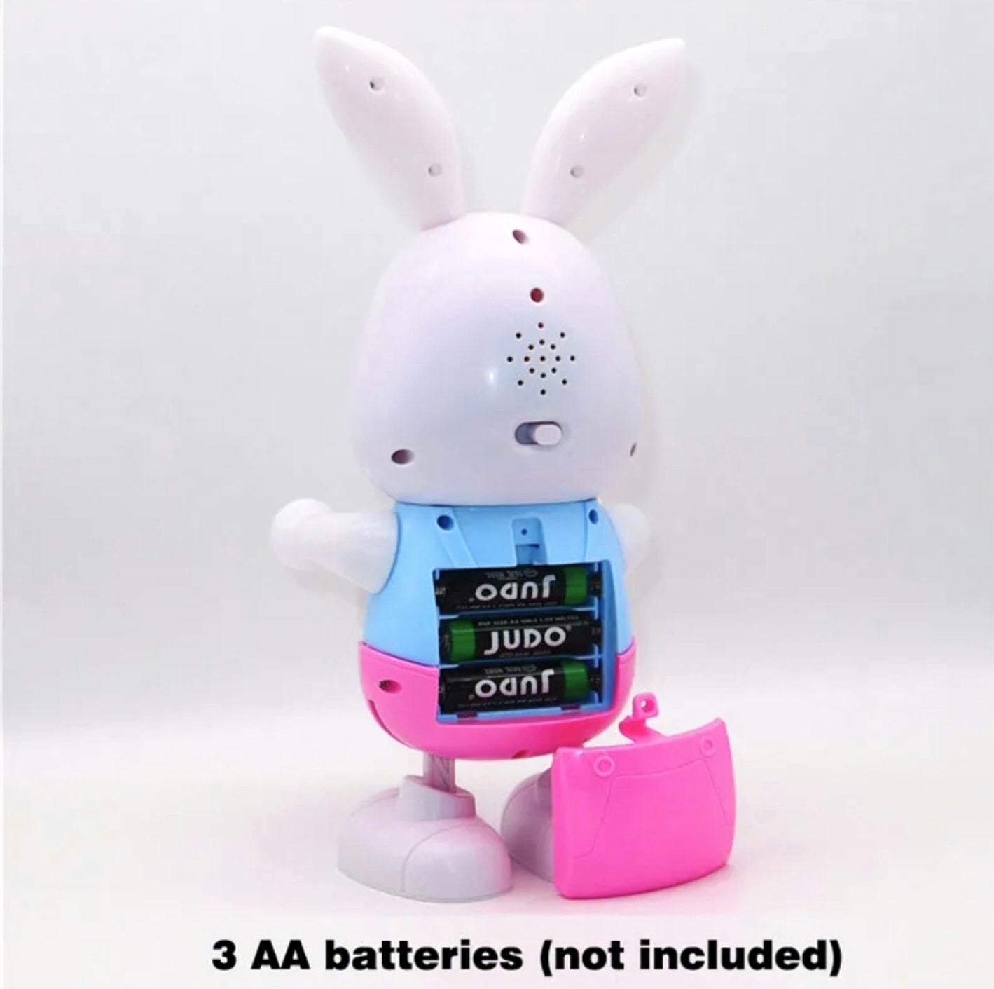 Robot Rabbit Dancing Sing Song Electronic Bunny Music Robotic Animal Beat Drum With LED Cute Electric Pet Toy Kids Birthday Gift