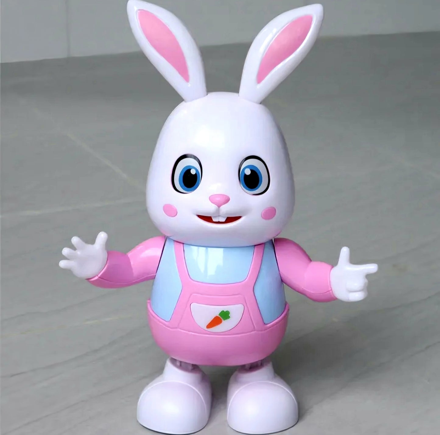 Robot Rabbit Dancing Sing Song Electronic Bunny Music Robotic Animal Beat Drum With LED Cute Electric Pet Toy Kids Birthday Gift