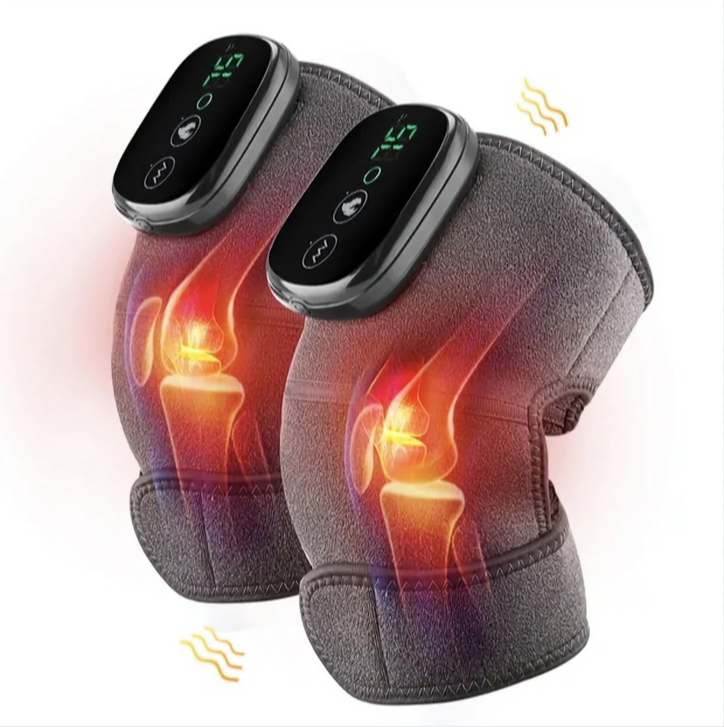 Electric Heating Therapy Knee Elbow Massager Leg Joint Vibration Electric Heating Pads for Arthritis Knee Shoulder Pain Relief