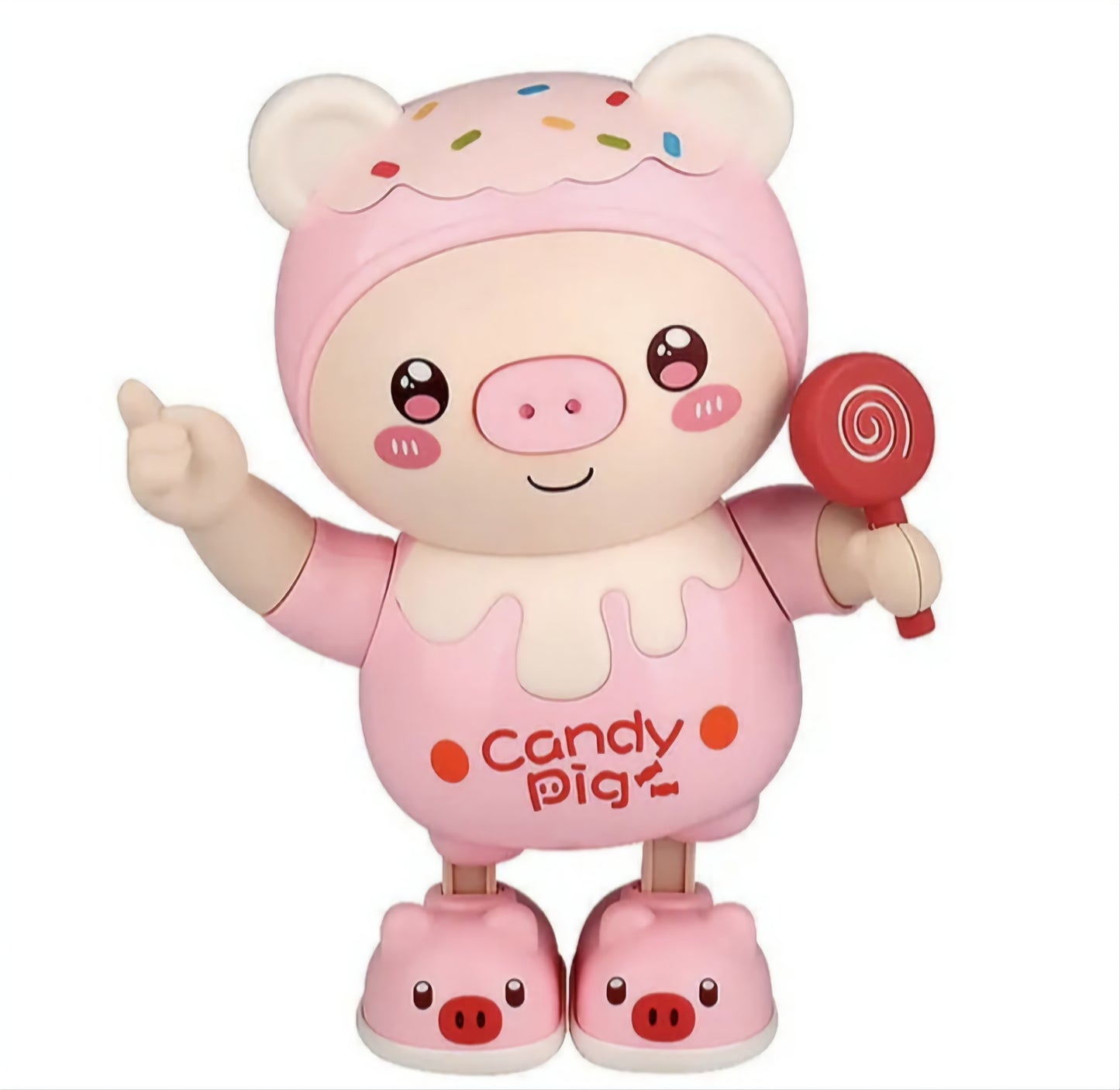 New Electronic Pets Pig Dancing Toy With Swing Light Music Cute Pig Cartoon Animal Baby Toys For Birthday New Year Xmas Gifts