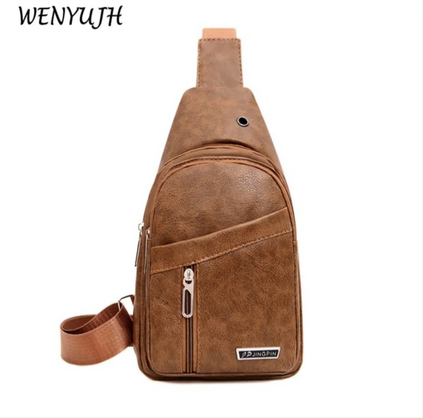 Men's Crossbody Bags Men's Usb Chest Bag Designer Messenger Bag Leather Shoulder Bags Diagonal Package 2022 New Back Pack Travel