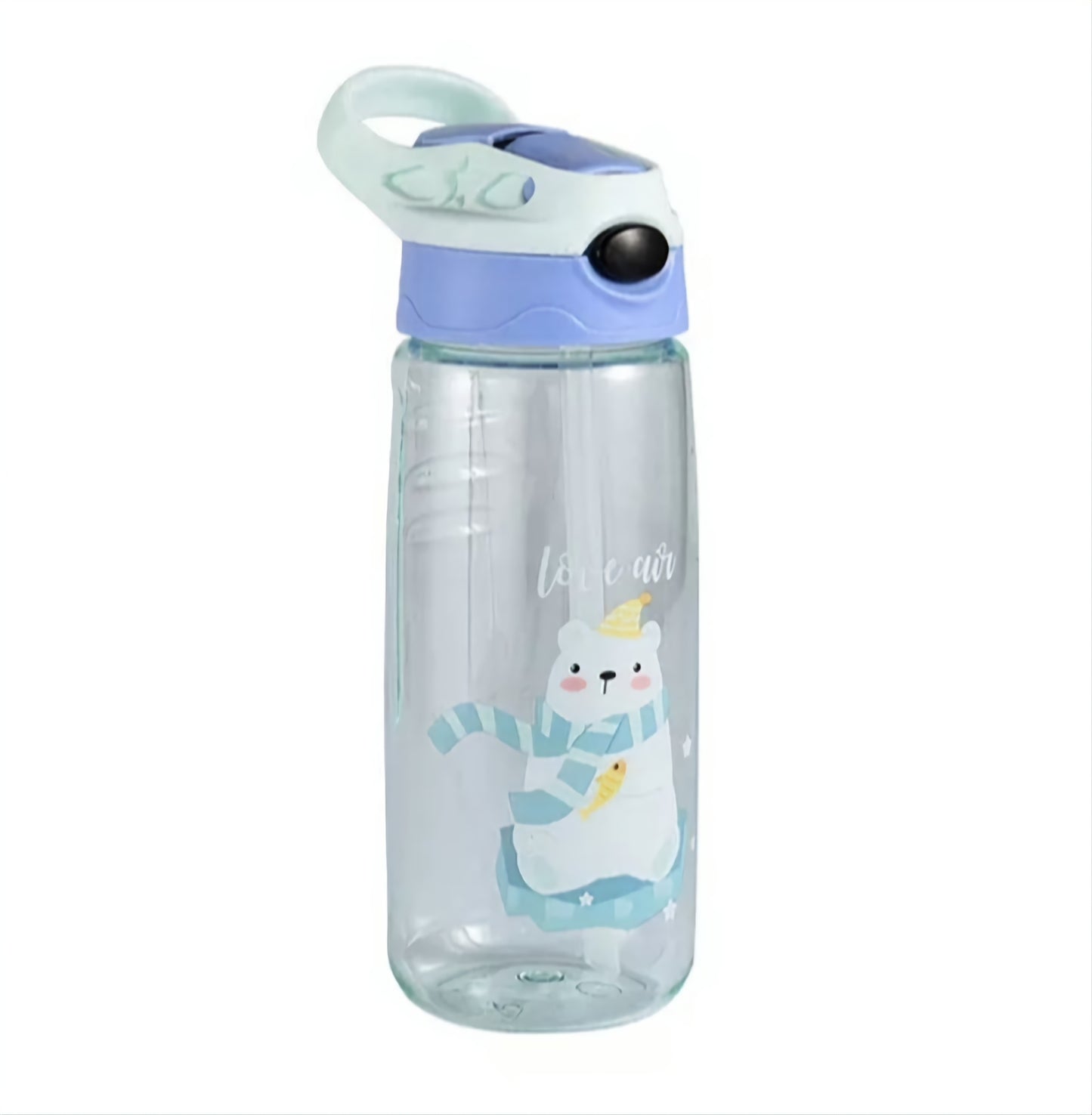 480ML Kids Water Sippy Cup Creative Cartoon Baby Feeding Cup with Straws Leakproof Water Bottle Outdoor Portable Children's Cups