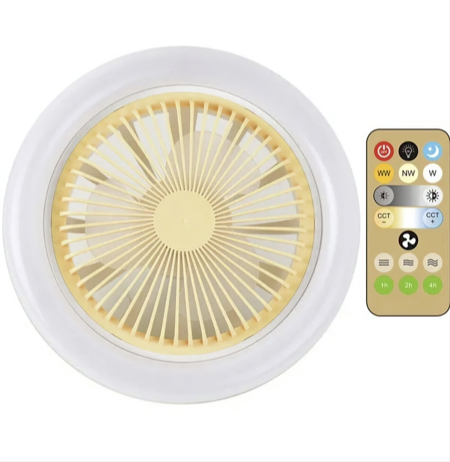 E27 Ceiling Fan Light Speaker Music Projection Light With Remote Control Fan Light Ceiling Lamp Bedroom Decorative Lamp 85V-265V